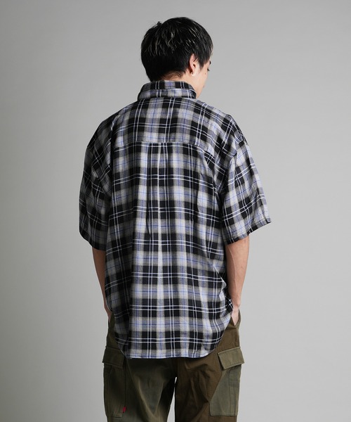 JACKROSE(ジャックローズ)の「JE-CHECK SHIRT SS(シャツ/ブラウス・メンズ・ブラック系2/ブラック/ベージュ・M/L)」の13枚目の写真
