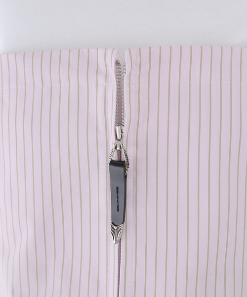 TOGA PULLA(トーガ プルラ)の「【TOGA PULLA/トーガプルラ】Stripe cotton corset:ビスチェ(チューブトップ・レディース・ピンク・SMALL)」の12枚目の写真