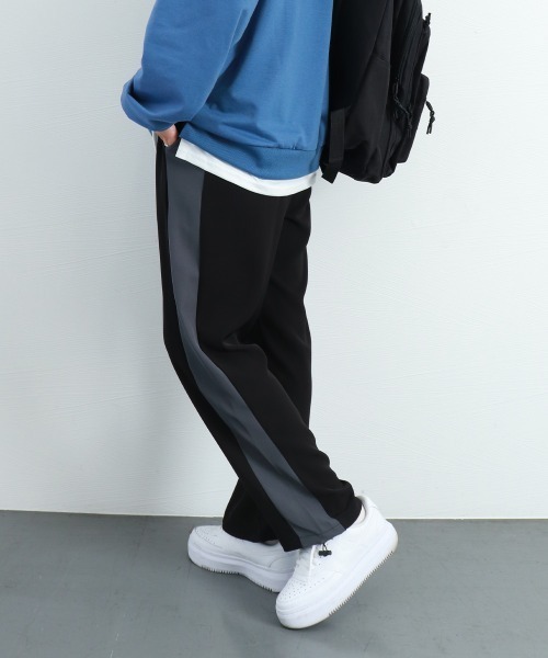 Miniministore(ミニミニストア)の「セミワイドパンツ ジョガーパンツ 韓国(スウェットパンツ・レディース・ダークグレー/ピンク/ブラック・M/XL/2XL/L)」の10枚目の写真