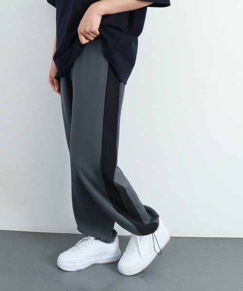 Miniministore(ミニミニストア)の「セミワイドパンツ ジョガーパンツ 韓国(スウェットパンツ・レディース・ダークグレー/ピンク/ブラック・M/XL/2XL/L)」の16枚目の写真