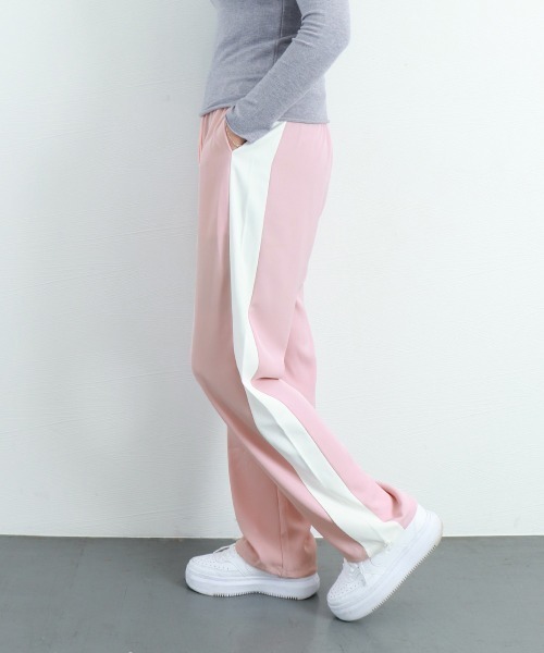 Miniministore(ミニミニストア)の「セミワイドパンツ ジョガーパンツ 韓国(スウェットパンツ・レディース・ダークグレー/ピンク/ブラック・M/XL/2XL/L)」の22枚目の写真
