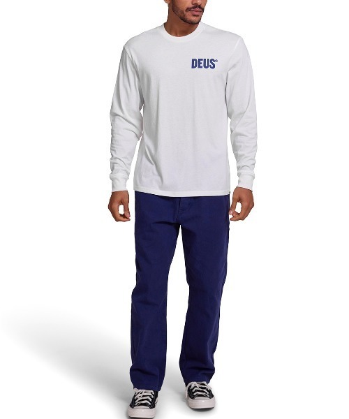 DEUS EX MACHINA(デウスエクスマキナ)の「BLANCHE LS TEE(Tシャツ/カットソー・メンズ・オフホワイト/ブラック・LARGE/MEDIUM)」の2枚目の写真