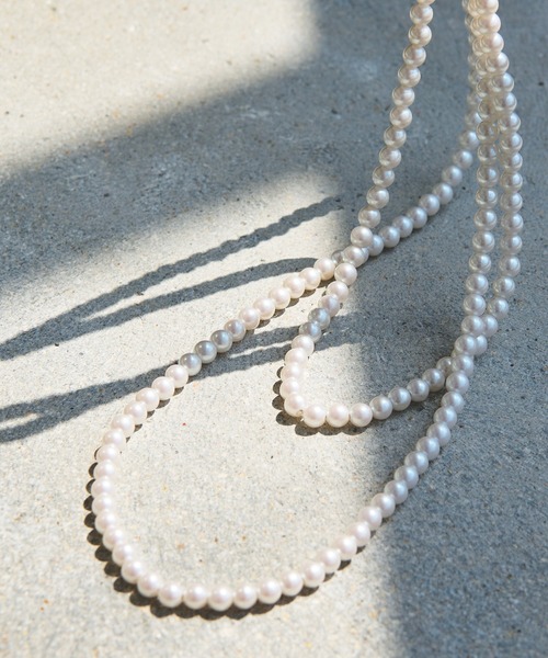 La boutique BonBon（ラブティックボンボン）の「パールロングネックレス（ネックレス・レディース・ホワイト・FREE）」の8枚目の写真