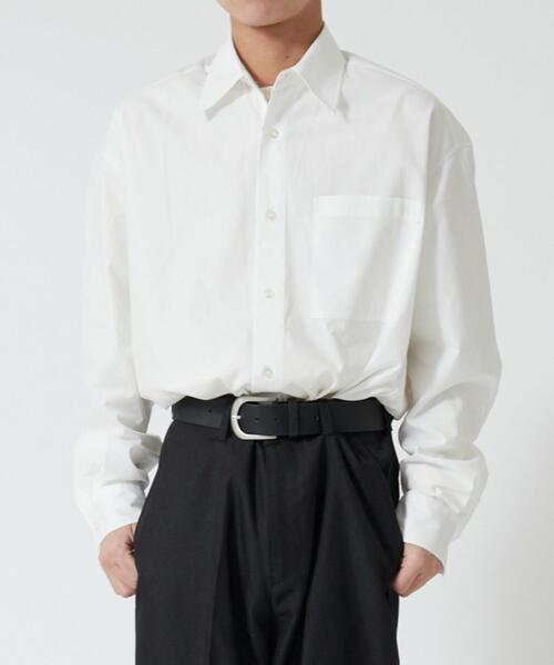 WEGO（ウィゴー）の「WEGO/メンズスクールシャツ（シャツ/ブラウス・メンズ・ホワイト・LARGE/MEDIUM）」の3枚目の写真