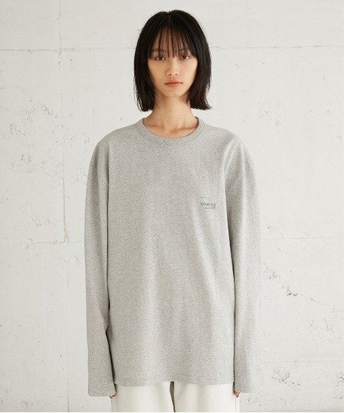 LA PEAU DE GEM（ラポドゥジェム）の「【LA PEAU DE GEM】アクチュアライズ TEE（Tシャツ/カットソー・レディース・グレー/ベージュ・FREE）」の5枚目の写真