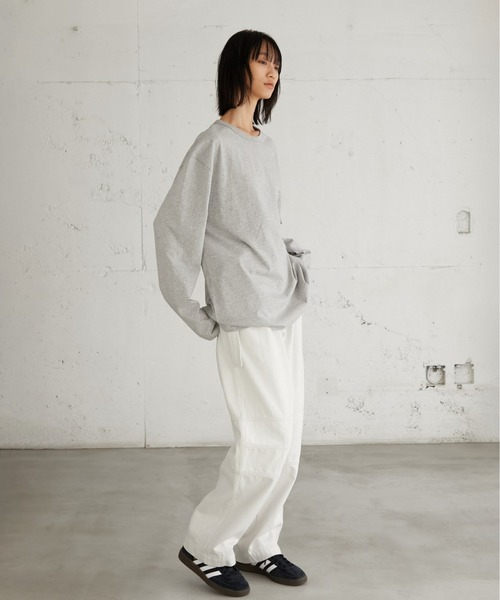 LA PEAU DE GEM（ラポドゥジェム）の「【LA PEAU DE GEM】アクチュアライズ TEE（Tシャツ/カットソー・レディース・グレー/ベージュ・FREE）」の10枚目の写真