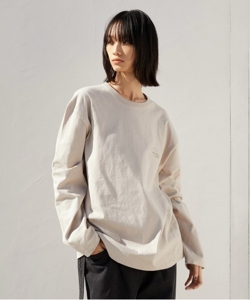 LA PEAU DE GEM（ラポドゥジェム）の「【LA PEAU DE GEM】アクチュアライズ TEE（Tシャツ/カットソー・レディース・グレー/ベージュ・FREE）」の14枚目の写真