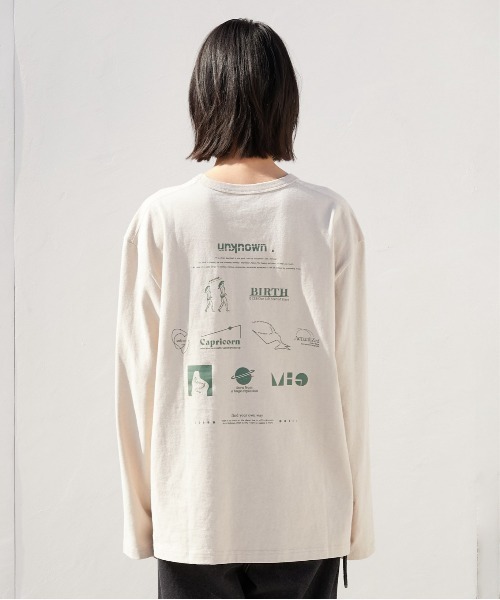 LA PEAU DE GEM（ラポドゥジェム）の「【LA PEAU DE GEM】アクチュアライズ TEE（Tシャツ/カットソー・レディース・グレー/ベージュ・FREE）」の19枚目の写真