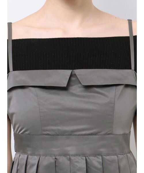 EATME(イートミー)の「オフショルドッキングワンピース(ワンピース・レディース・ブラック/グレー・MEDIUM/SMALL)」の14枚目の写真