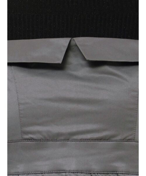 EATME(イートミー)の「オフショルドッキングワンピース(ワンピース・レディース・ブラック/グレー・MEDIUM/SMALL)」の18枚目の写真