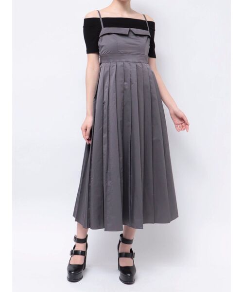 EATME(イートミー)の「オフショルドッキングワンピース(ワンピース・レディース・ブラック/グレー・MEDIUM/SMALL)」の22枚目の写真