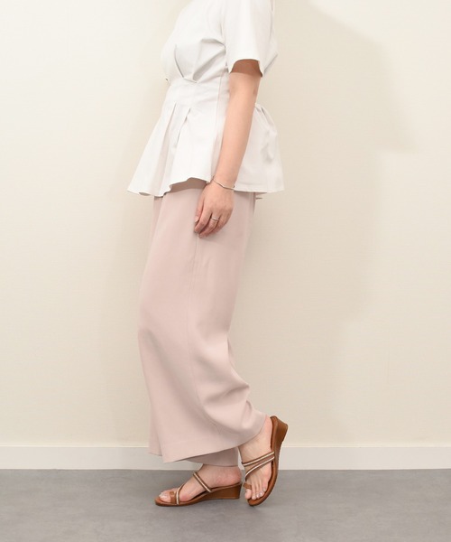 inter-chaussures(インターショシュール)の「【ITALIAN SHOEMAKERS】ラインストーンウェッジヒールミュールサンダル(942329)(サンダル・レディース・ベージュ/ブラウン・39/38/37/36/35)」の8枚目の写真
