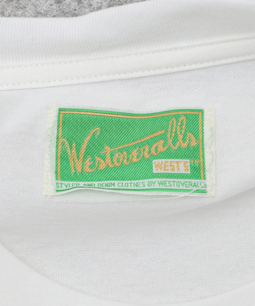 WESTOVERALLS(ウエストオーバーオールズ)の「【WESTOVERALLS / ウェストオーバーオールズ】WESTS BOX LOGO T-SHIRT(Tシャツ/カットソー・メンズ・ホワイト・LARGE)」の9枚目の写真
