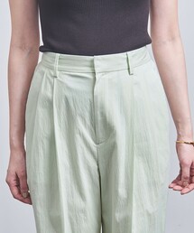美品◯ユナイテッドアローズ　TA/P タックテーパードパンツ　ライム UNITED ARROWS TA/P タック テーパード パンツ｜Yahoo!フリマ