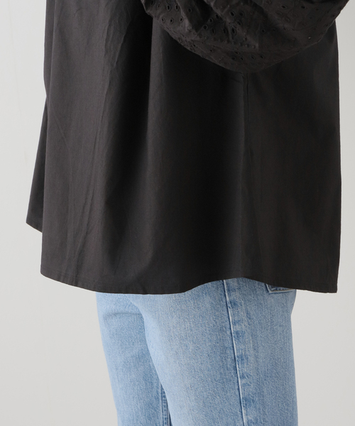 IENA(イエナ)の「【AME ANTWERP/アメ アントワープ】VOLUME SLEEVE BLOUSE ブラウス(シャツ/ブラウス・レディース・ホワイト/ブラック・FREE)」の11枚目の写真
