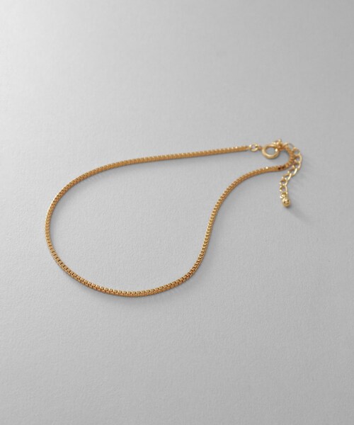 シルバー デザインチェーン ベネチアンアンクレット GP（アンクレット）｜COCOSHNIK（ココシュニック）