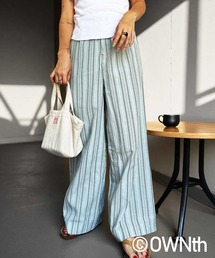 OWNth（オンス）の「ストライプストレートパンツ（その他パンツ）」
