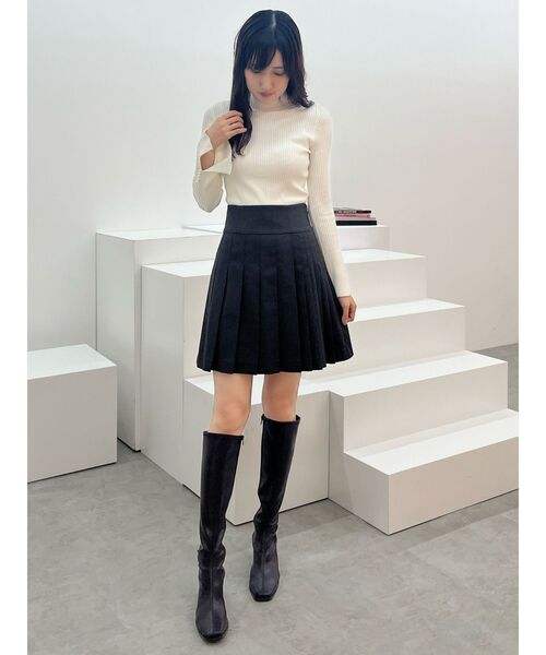 MERCURYDUO（マーキュリーデュオ）の「【セットアップ着用可】ラップ風プリーツチェックミニスカパン（その他パンツ・レディース・ダークブラウン/グレー・MEDIUM/SMALL）」の10枚目の写真