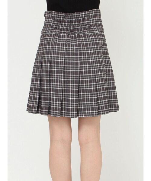 MERCURYDUO（マーキュリーデュオ）の「【セットアップ着用可】ラップ風プリーツチェックミニスカパン（その他パンツ・レディース・ダークブラウン/グレー・MEDIUM/SMALL）」の18枚目の写真