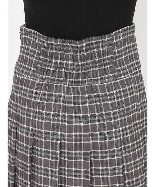 MERCURYDUO（マーキュリーデュオ）の「【セットアップ着用可】ラップ風プリーツチェックミニスカパン（その他パンツ・レディース・ダークブラウン/グレー・MEDIUM/SMALL）」の19枚目の写真