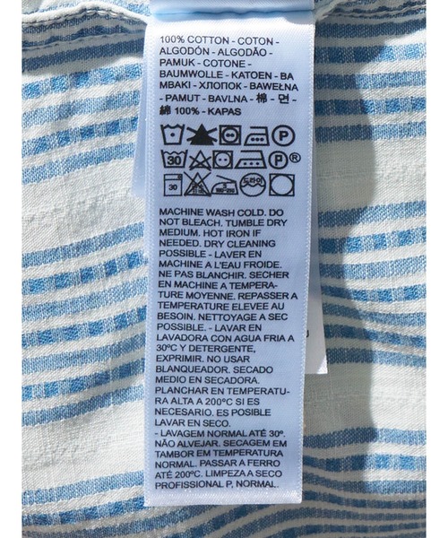 Levi's（リーバイス）の「Levi's/リーバイス サンセット キャンプ 半袖シャツ TOBY（シャツ/ブラウス・メンズ・サックスブルー・L/M/S/XL）」の8枚目の写真