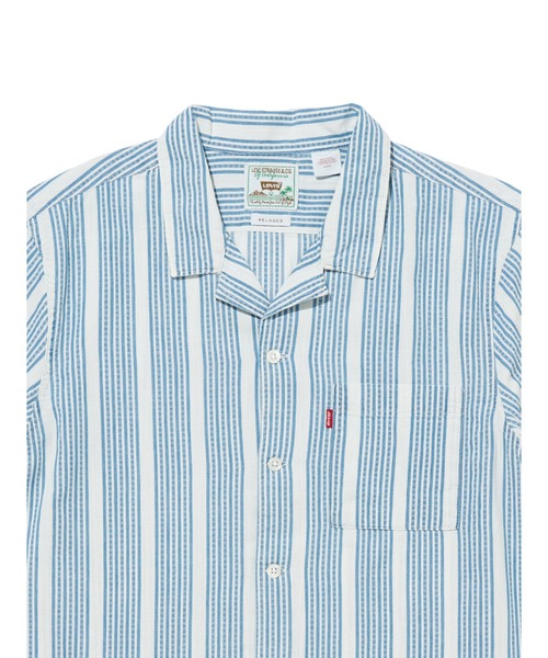 Levi's（リーバイス）の「Levi's/リーバイス サンセット キャンプ 半袖シャツ TOBY（シャツ/ブラウス・メンズ・サックスブルー・L/M/S/XL）」の4枚目の写真