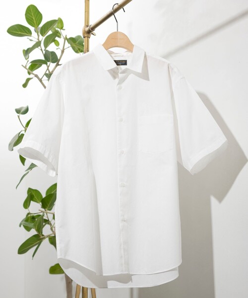 FREAK'S STORE(フリークスストア)の「NEW LOOSE FIT BROAD RC SHIRT SS/ニュー ルーズフィット ブロード レギュラーカラーシャツ ショートスリーブ(シャツ/ブラウス・メンズ・その他9/サックスブルー/その他16/ホワイト/その他13・SMALL/LARGE/MEDIUM)」の17枚目の写真
