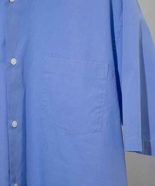 FREAK'S STORE(フリークスストア)の「NEW LOOSE FIT BROAD RC SHIRT SS/ニュー ルーズフィット ブロード レギュラーカラーシャツ ショートスリーブ(シャツ/ブラウス・メンズ・その他9/サックスブルー/その他16/ホワイト/その他13・SMALL/LARGE/MEDIUM)」の20枚目の写真