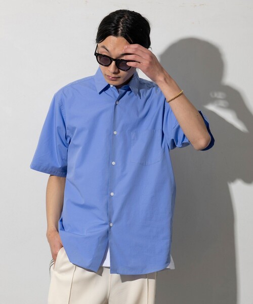フレアブロードシャツ セール】NEW LOOSE FIT BROAD RC SHIRT SS/ニュー ルーズ