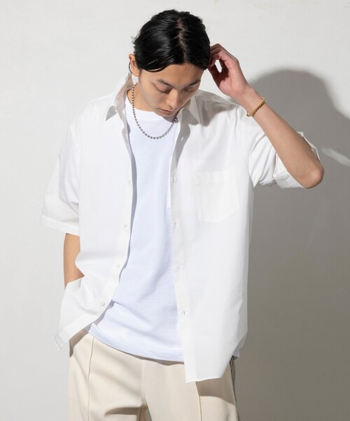 セール】NEW LOOSE FIT BROAD RC SHIRT SS/ニュー ルーズ