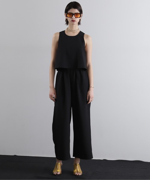 オールインワン SHOULDER GATHERED COMBINAISON レディース きゃほん