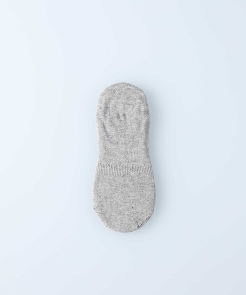 Right-on(ライトオン)の「【BASIC SOCKS】ISフロントスマイルガラ(ソックス/靴下・レディース・ネイビー/グレー・フリー)」の8枚目の写真