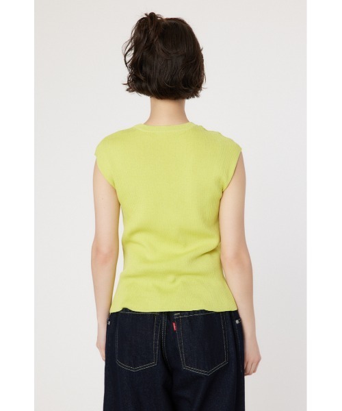 RODEO CROWNS WIDE BOWL（ロデオクラウンズワイドボウル）の「BASIC ノースリーブ ニット トップス（その他トップス・レディース・ライム/レッド/オフホワイト/ブラック・FREE）」の17枚目の写真