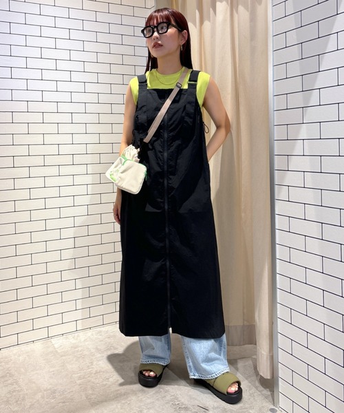 RODEO CROWNS WIDE BOWL（ロデオクラウンズワイドボウル）の「BASIC ノースリーブ ニット トップス（その他トップス・レディース・ライム/レッド/オフホワイト/ブラック・FREE）」の21枚目の写真