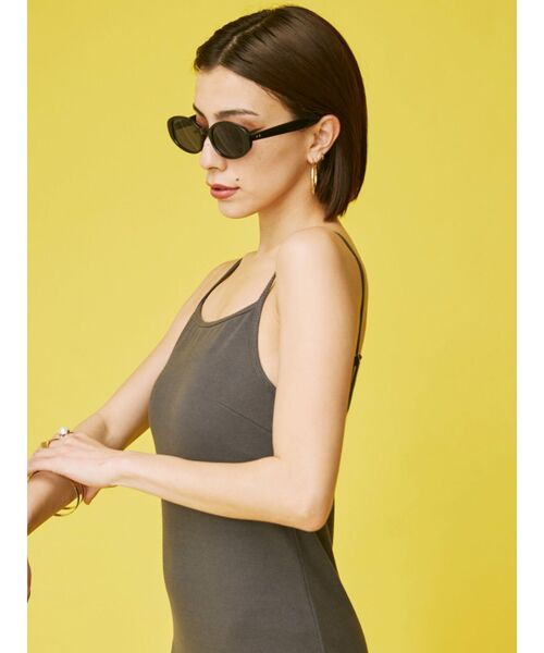 EVRIS（エヴリス）の「OVAL FRAME サングラス（サングラス・レディース・ブラウン/ブラック・FREE）」の5枚目の写真