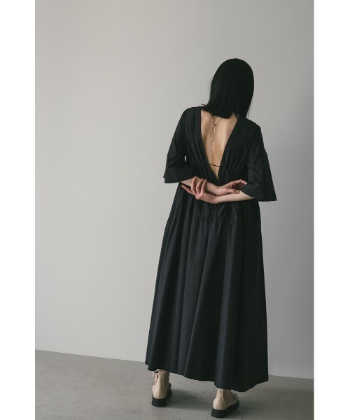 【セール】バックオープンティアードワンピース（ワンピース）｜STYLEMIXER（スタイルミキサー） pattayablatt.com
