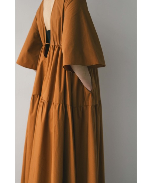 【セール】バックオープンティアードワンピース（ワンピース）｜STYLEMIXER（スタイルミキサー） pattayablatt.com