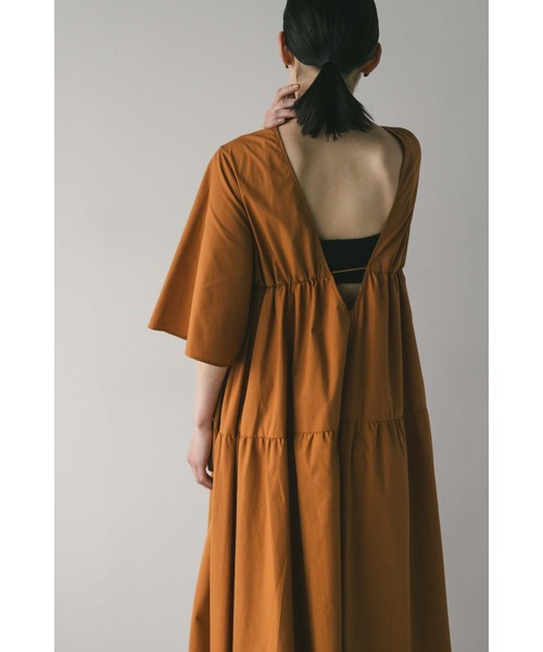 【セール】バックオープンティアードワンピース（ワンピース）｜STYLEMIXER（スタイルミキサー） pattayablatt.com