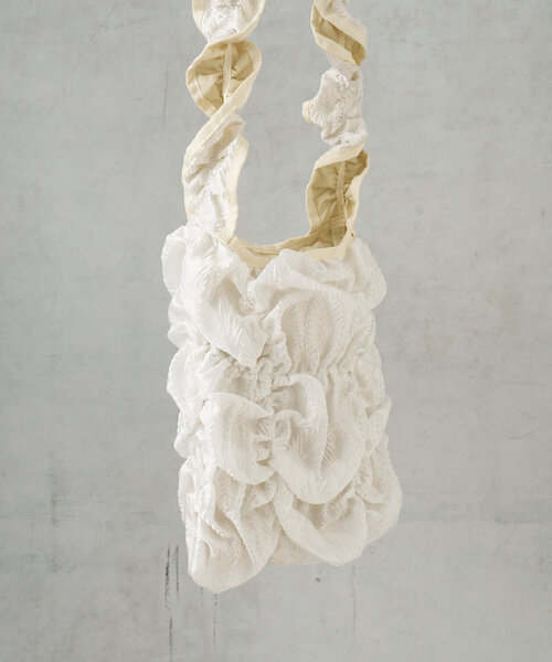 Casselini（キャセリーニ）の「Casselini スクエアギャザーショルダー（トートバッグ・レディース・ホワイト/ブラック/ライム・0）」の16枚目の写真