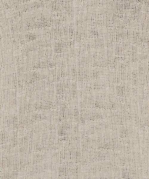 tk.TAKEO KIKUCHI（ティーケータケオキクチ）の「◆スキッパーニットポロシャツ（Tシャツ/カットソー・レディース・オフホワイト/ブラック/グリーン系・66）」の20枚目の写真