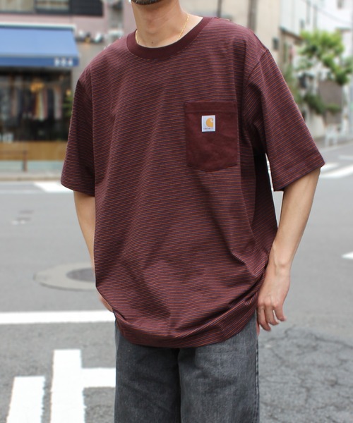 Carhartt RELAXEDFIT 半袖シャツ Lサイズ セール】【carhartt】カーハート Relaxed S/S Pocket Stripe T