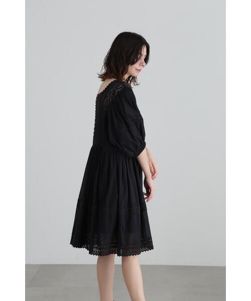 新品　ジルスチュアート　フリル　ワンピース　ブラック JILL STUART（ジルスチュアート）の「◇タフタフリルワンピース
