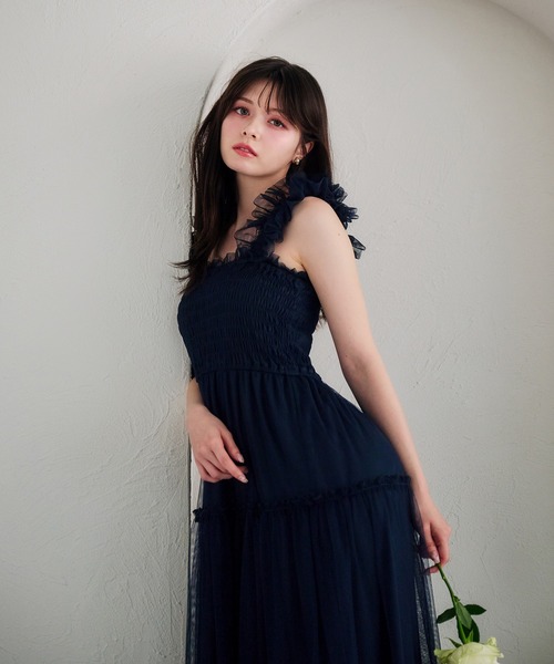 【Sylhet 】petirobe ボリュームショルダー ワンピース ワンショルダーワンピース | ALL | OBLI