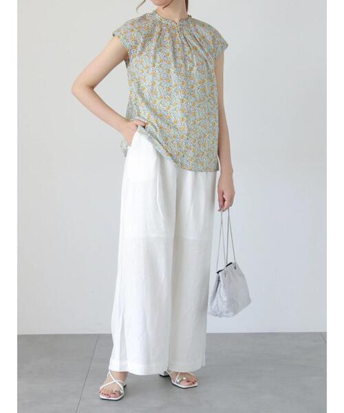 Te chichi（テチチ）の「レーヨンリネンバギーパンツ（その他パンツ・レディース・ベージュ/オフホワイト/ブラック/オリーブ・F）」の10枚目の写真