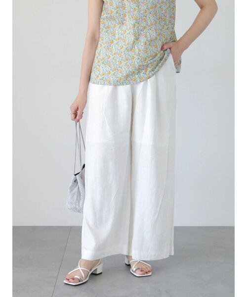 Te chichi（テチチ）の「レーヨンリネンバギーパンツ（その他パンツ・レディース・ベージュ/オフホワイト/ブラック/オリーブ・F）」の12枚目の写真