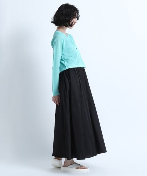 eL（エル）の「【eL】14G Sheer Short Cardigan/137279（カーディガン/ボレロ・レディース・ライトグリーン/ピンク/ブルー・FREE）」の15枚目の写真