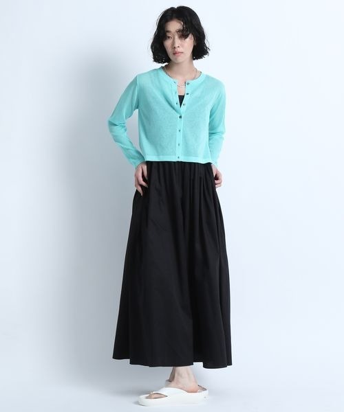 eL（エル）の「【eL】14G Sheer Short Cardigan/137279（カーディガン/ボレロ・レディース・ライトグリーン/ピンク/ブルー・FREE）」の16枚目の写真