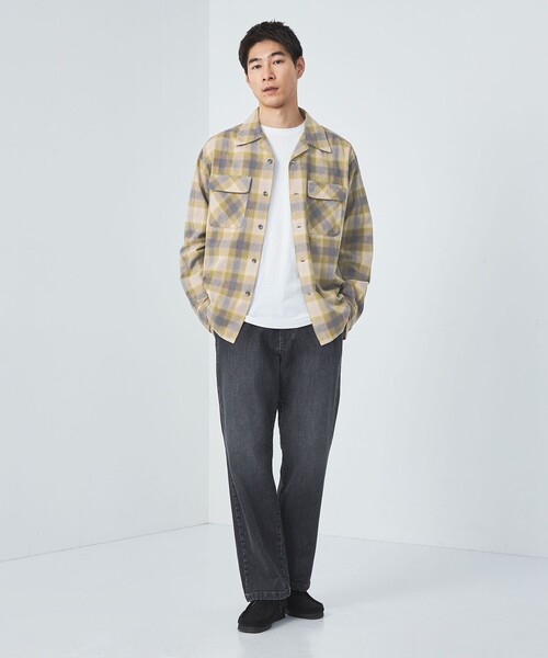 PENDLETON（ペンドルトン）の「【別注】＜PENDLETON＞GLR チェック オープンカラー シャツ（シャツ/ブラウス・メンズ・ピンク/ライム/ベージュ・S/M/L）」の8枚目の写真