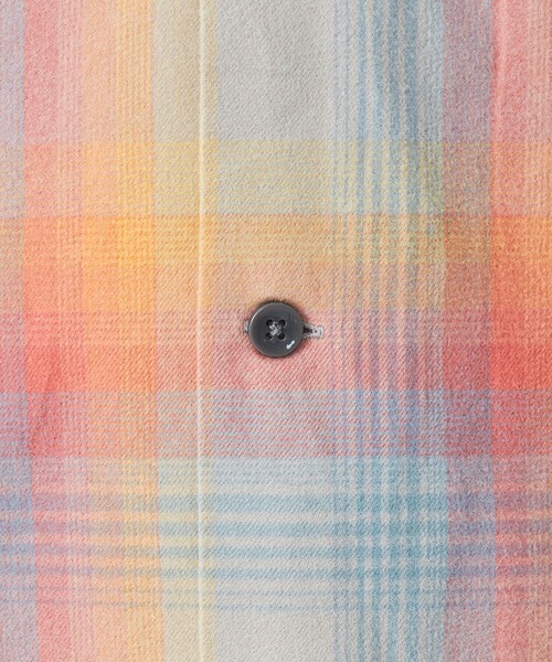 PENDLETON（ペンドルトン）の「【別注】＜PENDLETON＞GLR チェック オープンカラー シャツ（シャツ/ブラウス・メンズ・ピンク/ライム/ベージュ・S/M/L）」の17枚目の写真