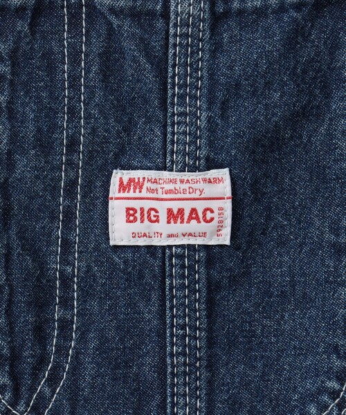 BIG MAC(ビッグマック)の「BIG MAC / 別注 ショート カバーオール(セットアップ対応)(カバーオール・メンズ・ライトインディゴブルー・SMALL/MEDIUM/LARGE/X-LARGE)」の7枚目の写真